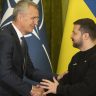 Генсек НАТО Столтенберг встретился с Владимиром Зеленским в Киеве