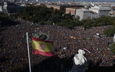 В столице Испании собрали митинг против амнистии сторонников независимости Каталонии