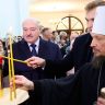 Президент Беларуси Лукашенко на Рождество отправился в храм