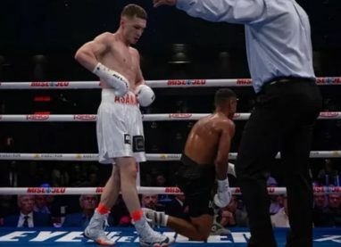 Белорусский боксер нокаутировал непобедимого француза и забрал два титула