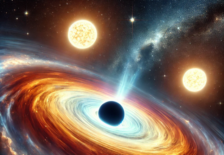 Рядом с черной дырой в центре Млечного пути впервые обнаружена двойная звезда: новые перспективы для поиска планет