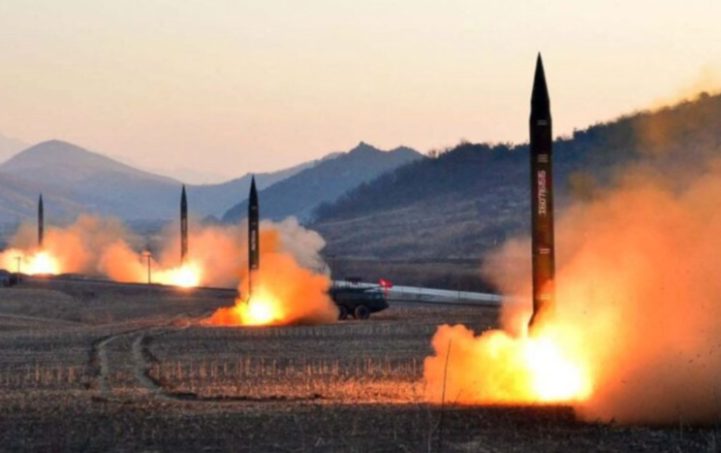 Северная Корея произвела очередной запуск ракеты в сторону Японского моря