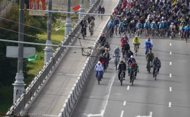 Велопробег объединил тысячи могилевчан в День народного единства